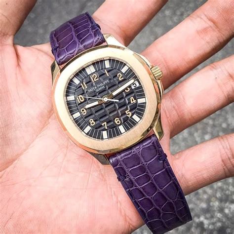 patek philippe leather strap for sale|patek philippe crocodile strap.